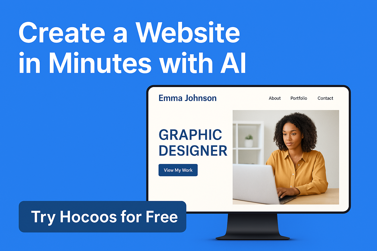 Create a Website in Minutes with AI – Try Hocoos for Free!